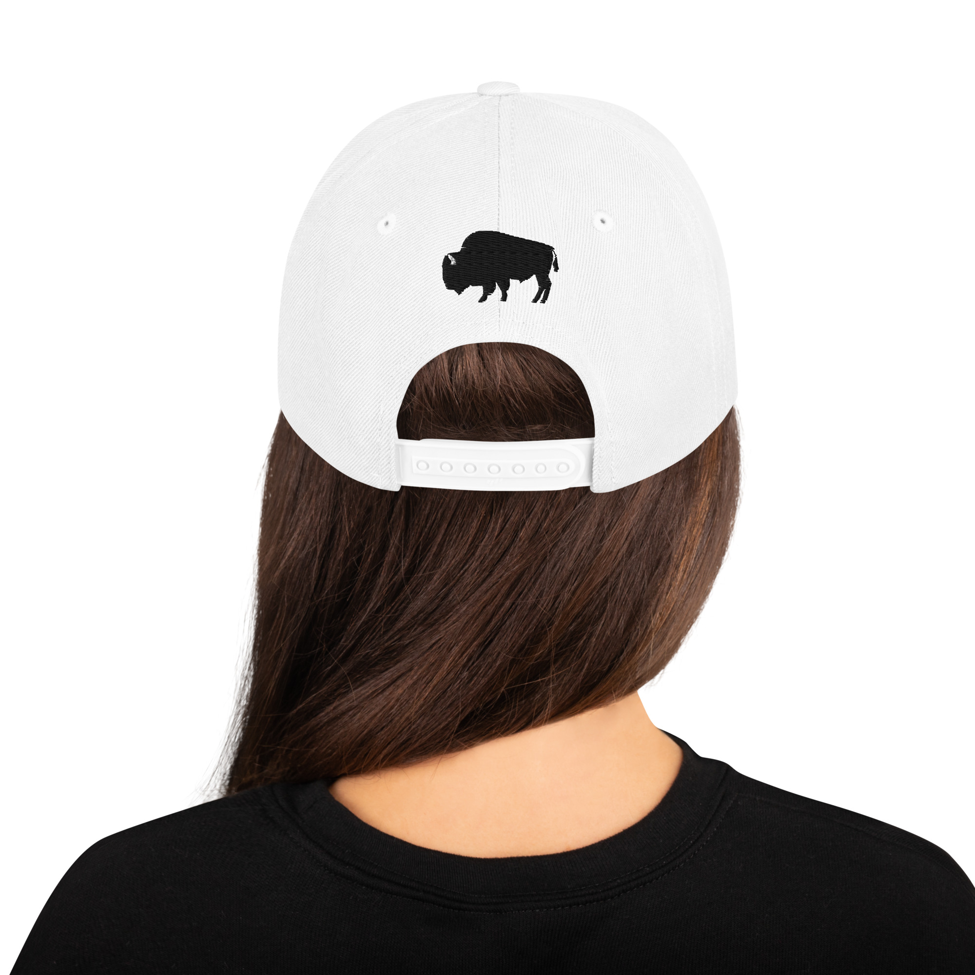 classic-snapback-white-back-6890e23b80315.jpg Snapback Hat - Image 2