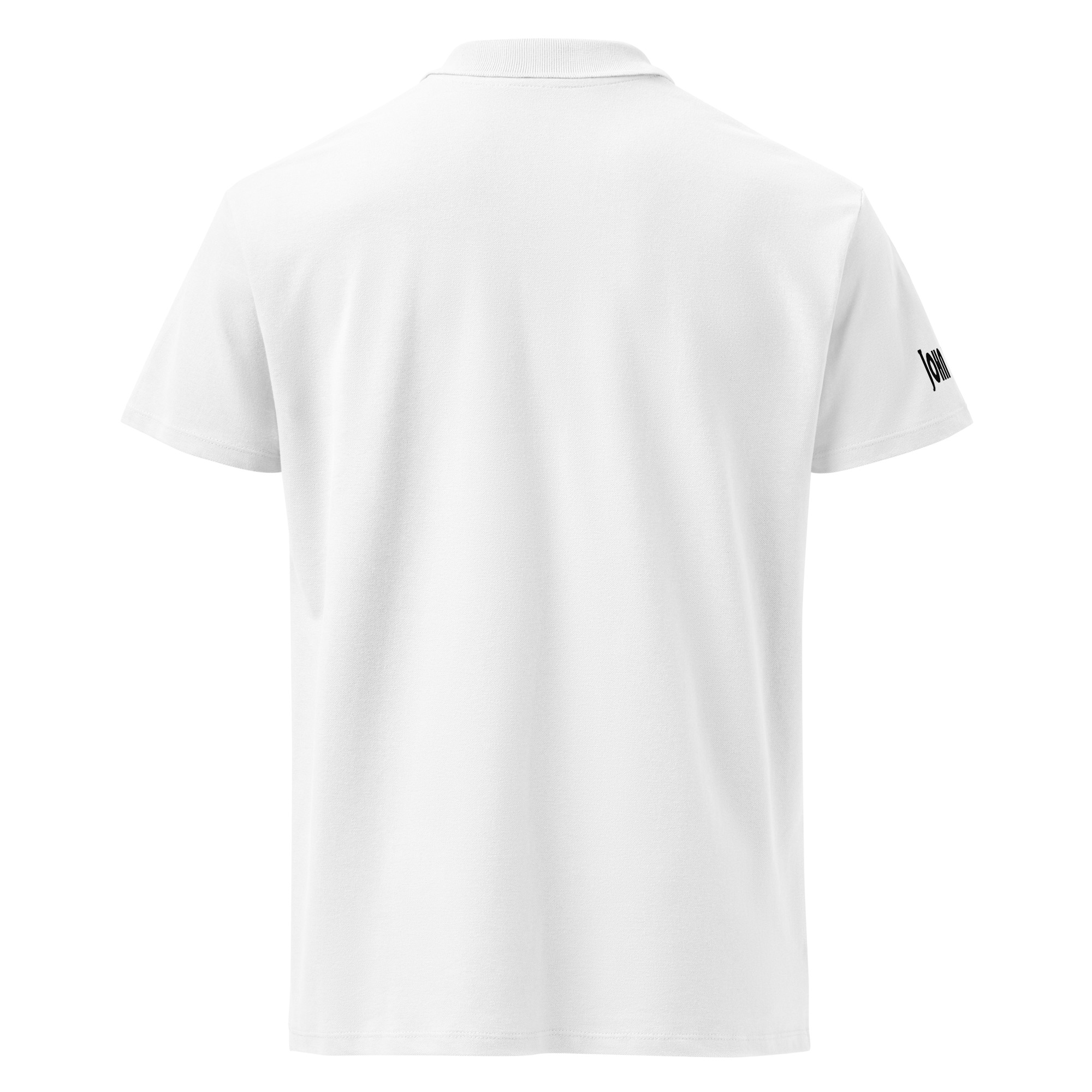 unisex-premium-pique-polo-shirt-white-back-68964fdfe0ef4.jpg Premium pique polo shirt - Image 2